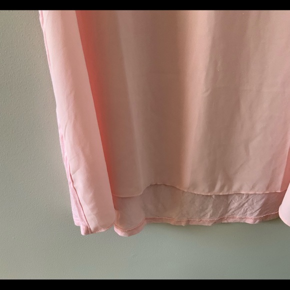 Loft - 10$ Pink sleveless flowy top 🐳 2/16$ - Picture 8 of 11